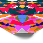 明るいドパすてきミンカラフルデコール壁ポスター ポスター (角)