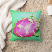 「明るいドラゴンフルーツ」かわいい写真。買今 クッション (ブランケット)