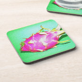 「明るいドラゴンフルーツ」かわいい写真。買今 コースター (左側)