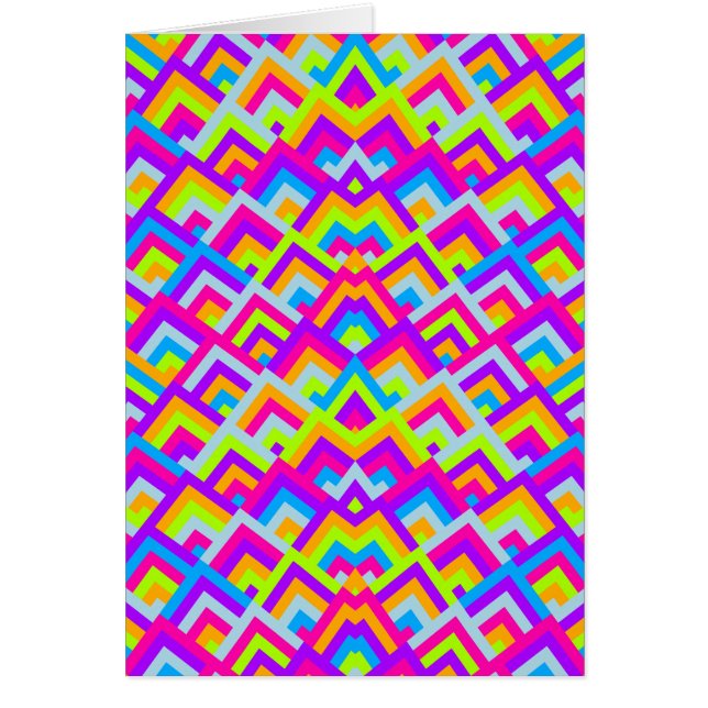 明るいニオンズジグザグ対称ピークパターン (正面)
