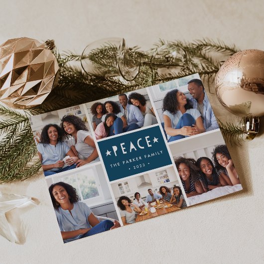 明るいニュース |写真コラージュカード シーズンカード