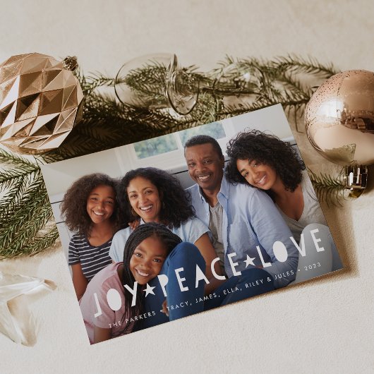 明るいニュース |写真コラージュカード シーズンカード