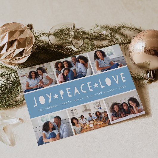 明るいニュース |写真コラージュカード シーズンカード