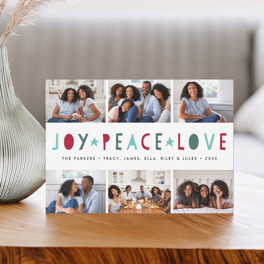 明るいニュース |写真コラージュカード シーズンカード