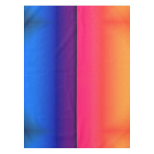 明るいネオンの抽象芸術の日の出 テーブルクロス