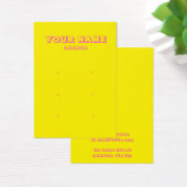 明るいネオンカラフルイヤリングディスプレイカード (デスク)