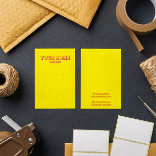 明るいネオンカラフルイヤリングディスプレイカード