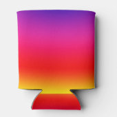 明るいネオンカラフルグラデーション 缶クーラー (裏面)