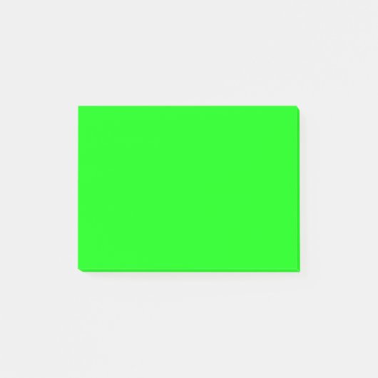 明るいネオングリーン ポストイット (正面)