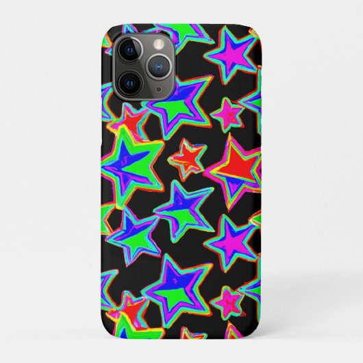 明るいネオンスターシャイン柄 Case-Mate iPhoneケース (裏)