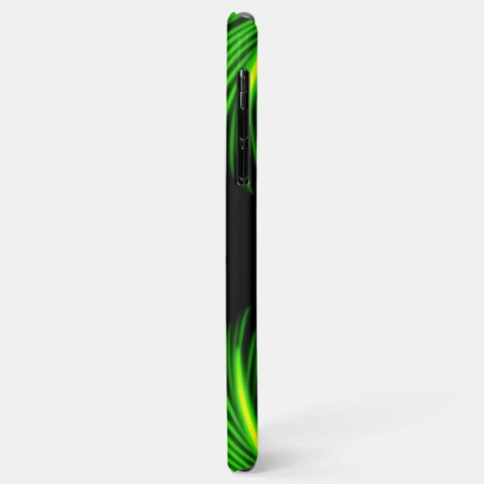 明るいネオントロピカルパームツリーエアブラシ Case-Mate iPhoneケース (裏面/左)