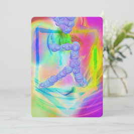 明るいネオンレインボーハヌカーのドレディデルバブル シーズンカード