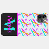 明るいネオンレーザー動作蛍光紙吹雪 Case-Mate iPhoneケース (裏面(横))