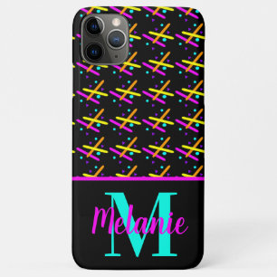 明るいネオンレーザー アクション 蛍光 iPhone 11 PRO MAXケース