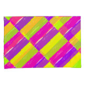 明るいネオン絵を描ブラシ | 枕カバー (正面右)