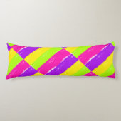 明るいネオン絵を描ブラシ |等級A ボディピロー (正面)