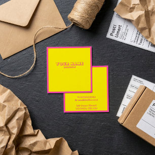 明るいネオン色のイヤリングホルダー、ディスプレイカード。