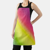 明るいネオン蛍光勾配レインボーグラデーションコール エプロン (インサイチュ)