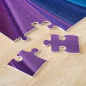 明るいハッピーデジタルレインボー ジグソーパズル (側面)