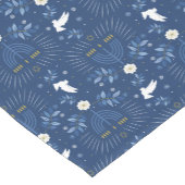 明るいハヌカー ショートテーブルランナー (コーナー)