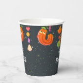 明るいハロウィンパーティー紙コップ 紙コップ (左)