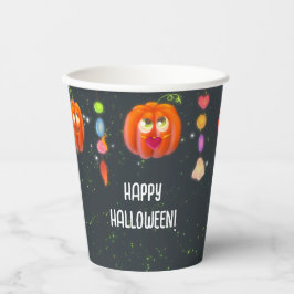 明るいハロウィンパーティー紙コップ 紙コップ