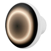 明るいハロームーンエフェクトセラミックプル付きタン セラミックノブ (右)