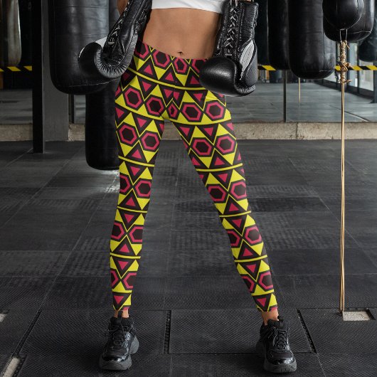 明るいハワイアン三角形 レギンス