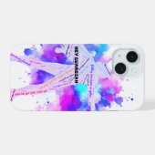 明るいハンターiPhoneケース iPhone 15ケース (裏面横)