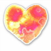 明るいハートシール シール (正面)