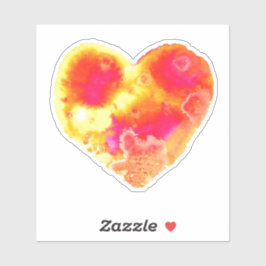 明るいハートシール シール