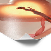 明るいハート フォトプリント            (角)