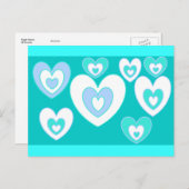 明るいハート ポストカード (正面/裏面)