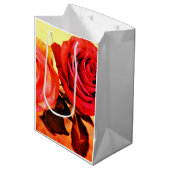 明るいバラ ミディアムペーパーバッグ (正面アングル)