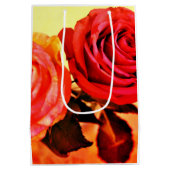 明るいバラ ミディアムペーパーバッグ (裏面)