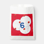 明るいバルーンと紙吹雪誕生日 フェイバーバッグ (正面)