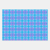 明るいパステルカラーの包装紙シート ラッピングペーパーシート (正面2)