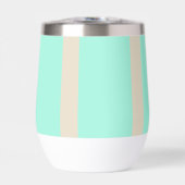 明るいパステルブルーとグレーのラストライプのイン (正面)