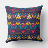 明るいパタアステカーン(黄色) クッション (裏面)