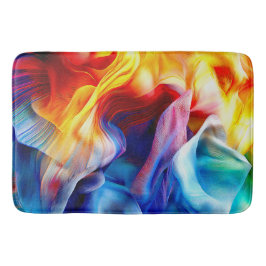 明るいパタカラフルーン バスマット