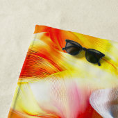 明るいパタカラフルーン ビーチタオル (インサイチュ)