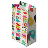 明るいパターカラフルン スモールペーパーバッグ (正面アングル)