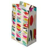 明るいパターカラフルン スモールペーパーバッグ (裏面アングル)