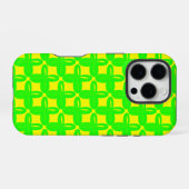 明るいパターンデザイン iPhoneケース (裏面横)
