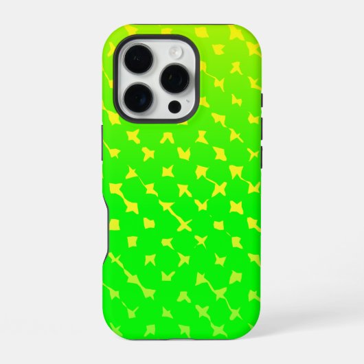明るいパターンデザイン  iPhoneケース (裏面)