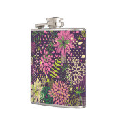 明るいパターン フラスク (左)