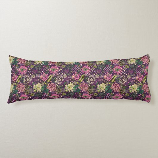 明るいパターン ボディピロー (正面)