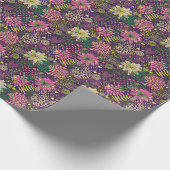 明るいパターン ラッピングペーパー (角)