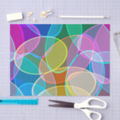 明るいパターン 薄葉紙 (クラフト)