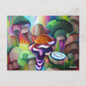 明るいパタ鮮やかカラフルーン ポストカード (裏面)